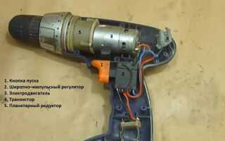 Ремонт основных неисправностей шуруповерта