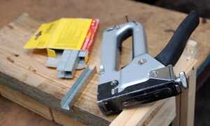 Правила использования строительного степлера