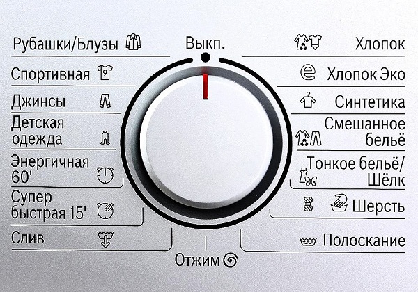 Режимы стирки