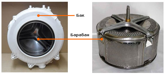 Бак и барабан